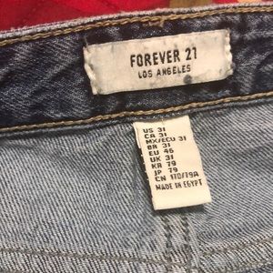 Forever 21 Fringe Bell Bottoms